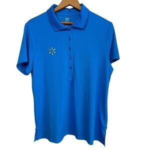 Walmart Women’s Embroidered Logo Employee Work Uniform Corporate Size L NWOT